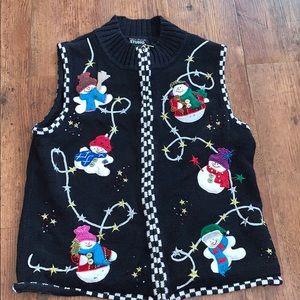 Ugly Christmas sweater VEST!!!